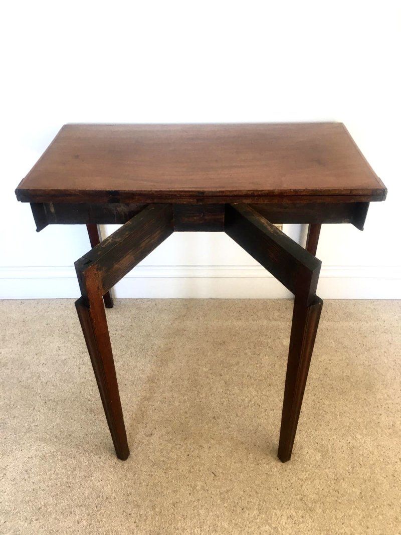 Antique 18th Century George III Mahogany Inlaid Tea/Side Table - Image 2